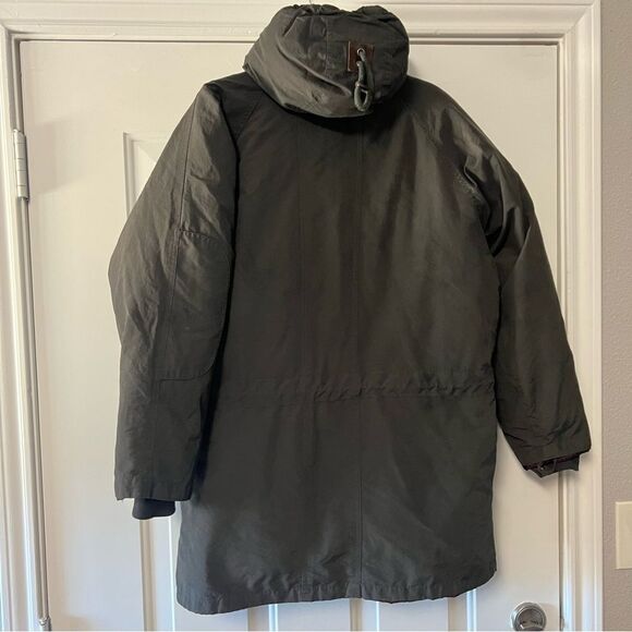 Vintage 90s Goose Down London fog Convertible Liner Shell Oversized parka coat S - Picture 3 of 16
